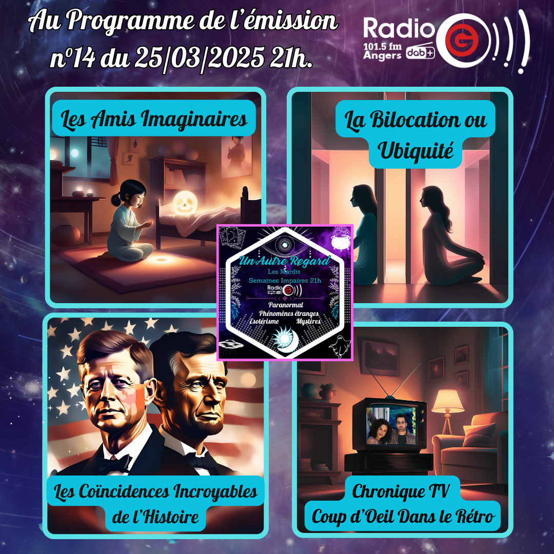Un Autre Regard, L&#039;émission paranormale sur Radio G Un Autre Regard du 25 03 2025